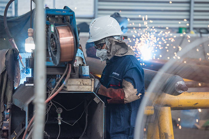 湖州网架焊接车间